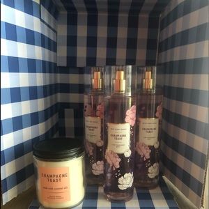 Bath and Body Works Champagne Toast Bundle